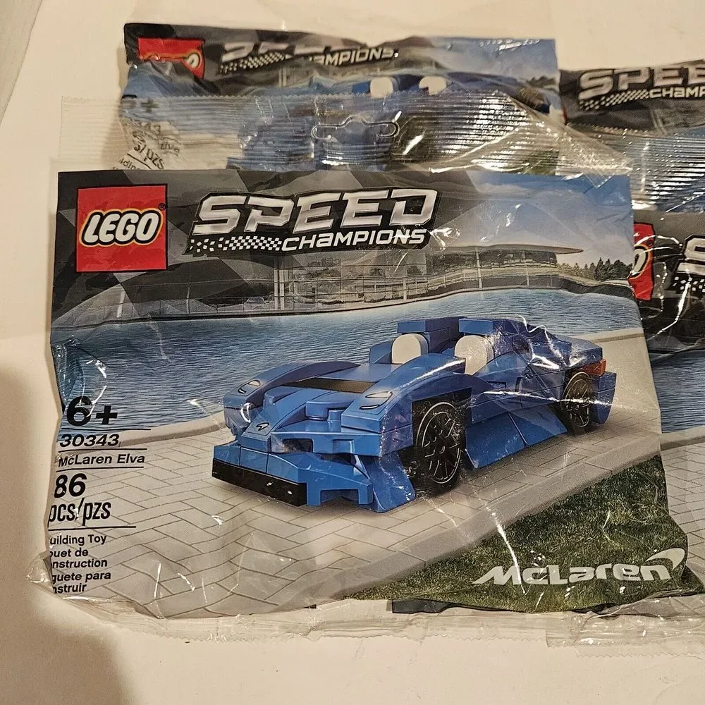 4 Nos LEGO Speed Champions McLaren Elva 30343 Sealed Set Of 4 Building‎ Toy